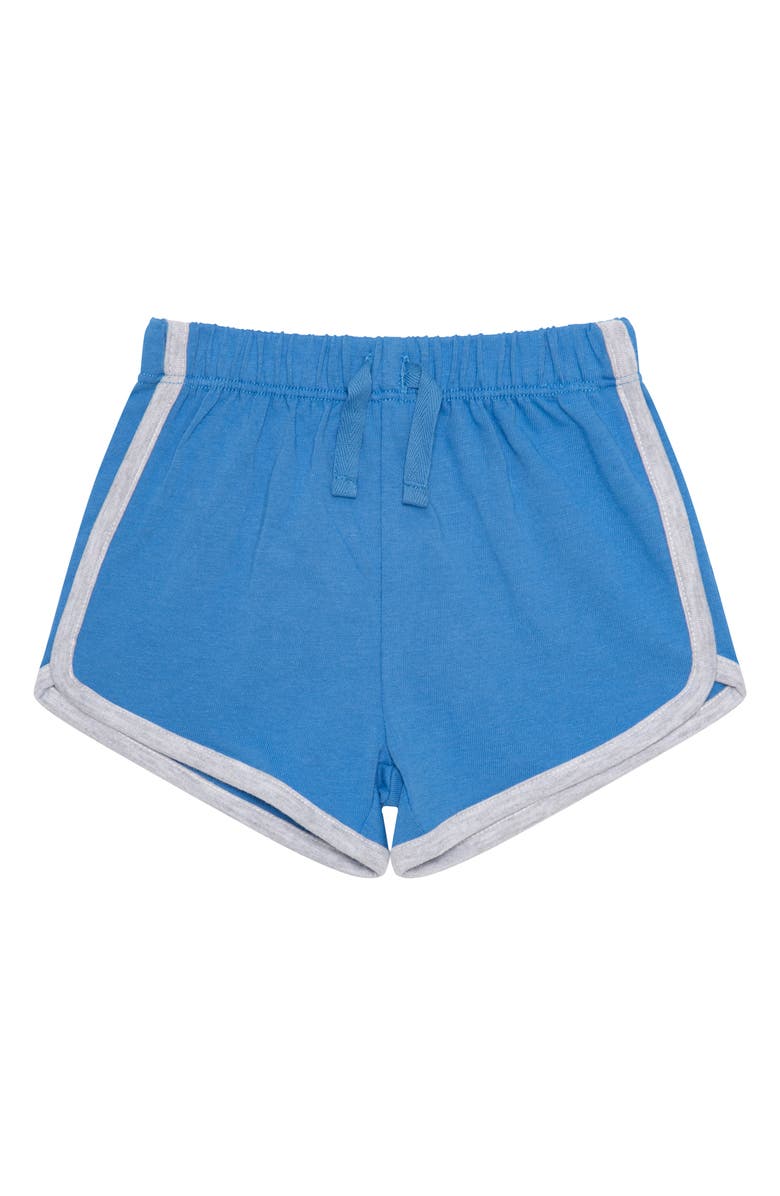 PL Baby by Petit Lem 4-Piece Sport Outfit Set, Alternate, color, Light Blue Tropical