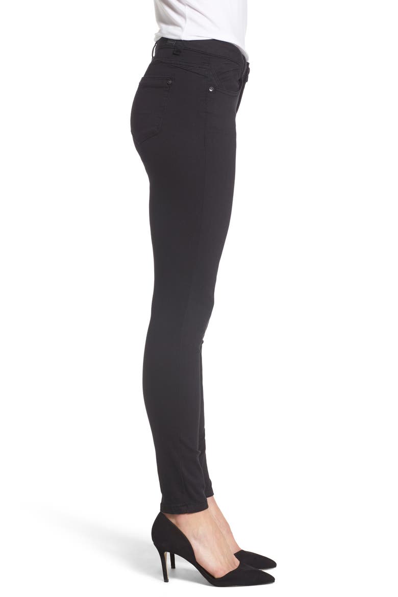 Skinny Jeans (Nordstrom Exclusive), Alternate, color, BLACK