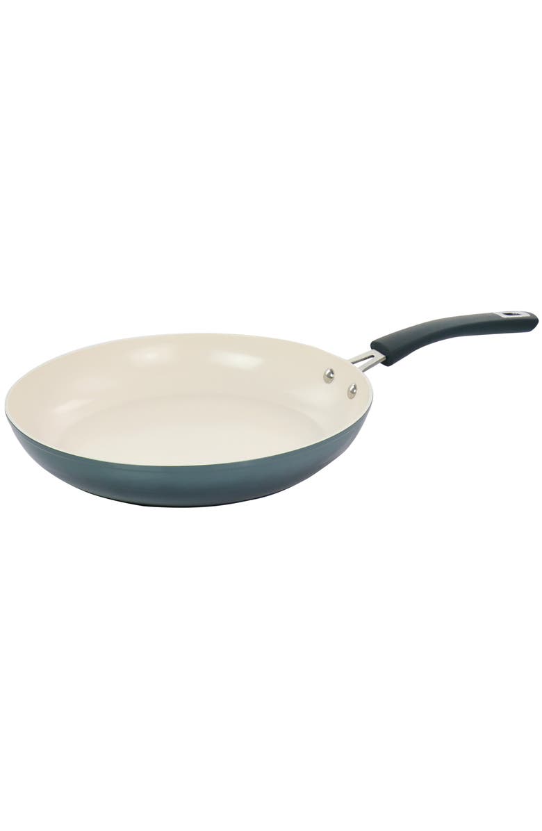 OSTER Corbett 12 Inch Nonstick Aluminum Frying Pan, Main, color, Green