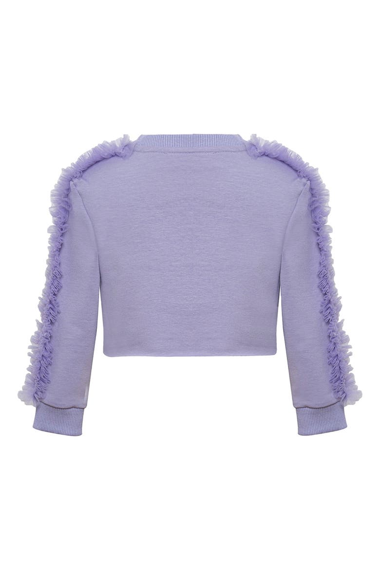 Poppy Ruffle Sweatshirt, Alternate, color, Purple Bloom