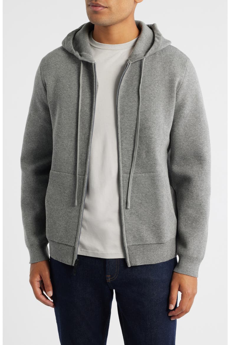 Ronan Zip Hoodie, Main, color, GREY