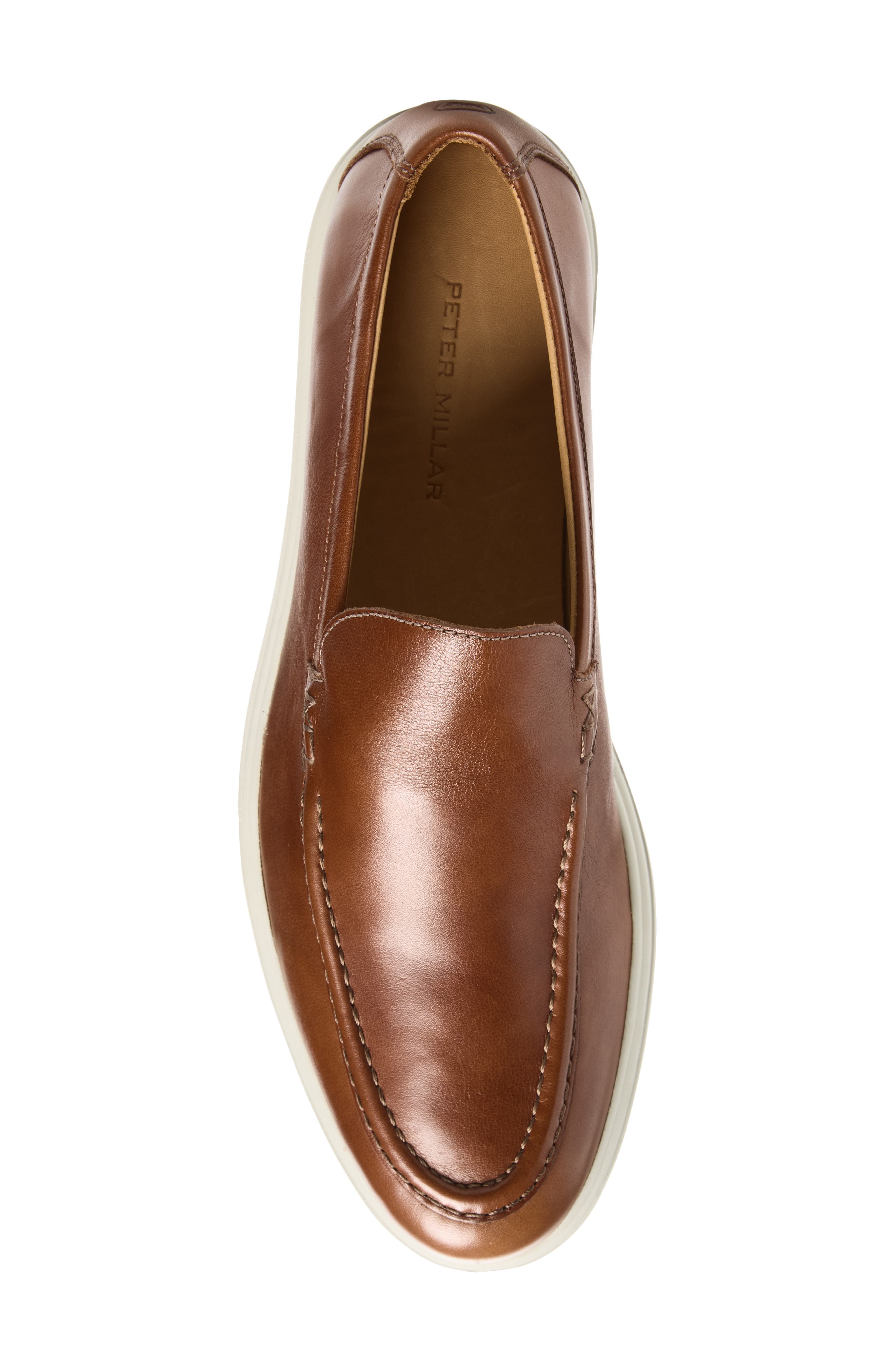 Peter Millar Excursionist Venetian Loafer, Alternate, color, Cognac