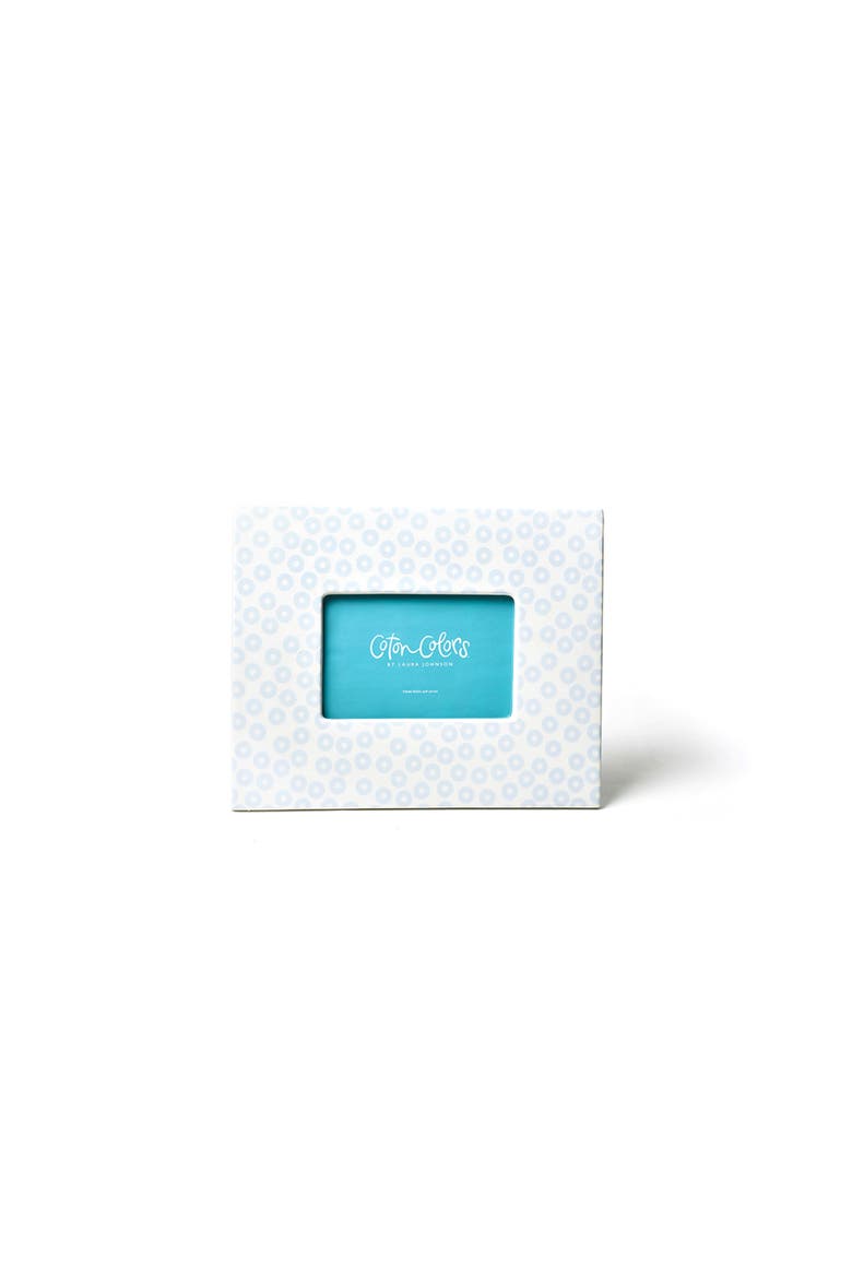 Iris Blue Pip Rectangle Frame, Main, color, Blue