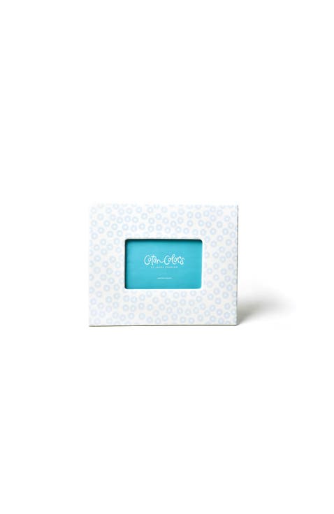 Iris Blue Pip Rectangle Frame