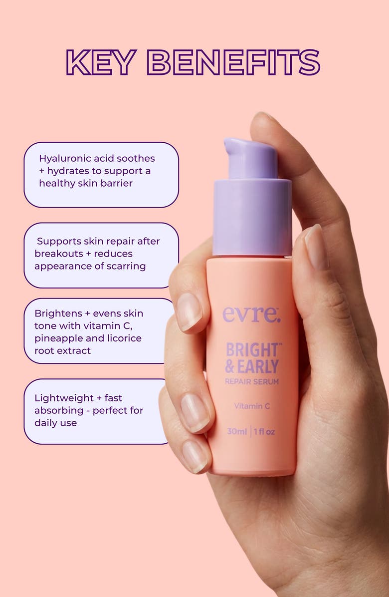evre. Bright & Early Repair Serum, Alternate, color, 
