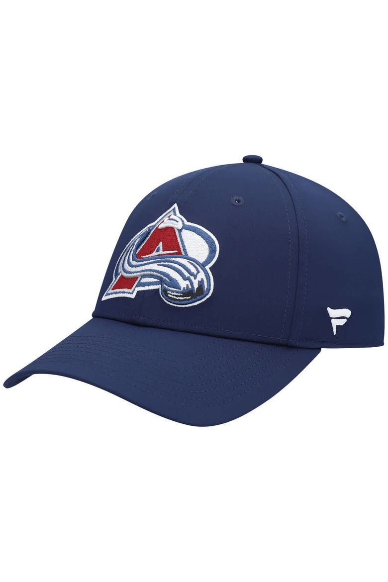 Men's Fanatics Navy Colorado Avalanche Core Primary Logo Flex Hat, Main, color, Navy