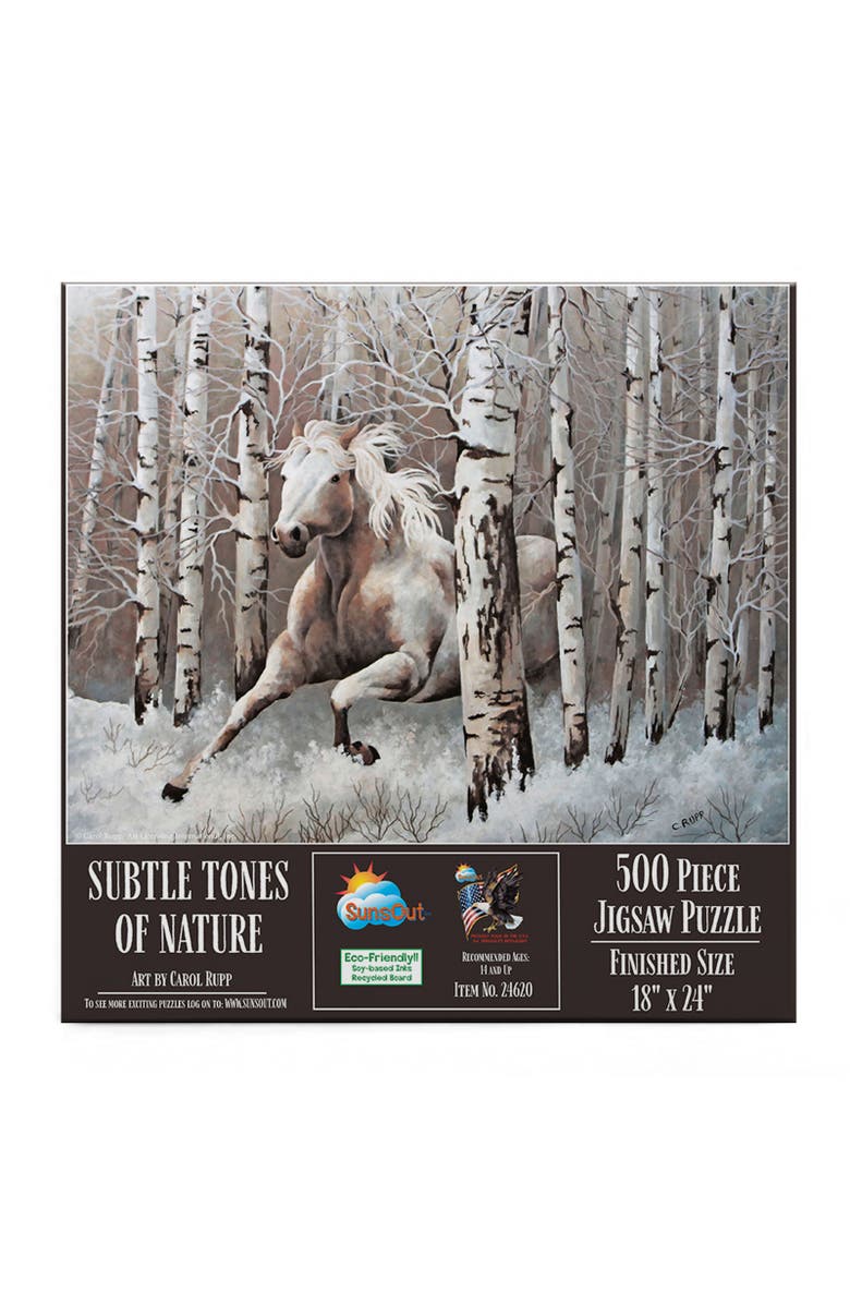 Sunsout Subtle Tones of Nature 500 piece Jigsaw Puzzle for Adults, Alternate, color, Multicolor