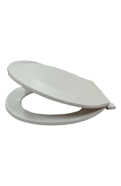 J&v Textiles J And V Textiles Hard Plastic Toilet Seat In Neutral