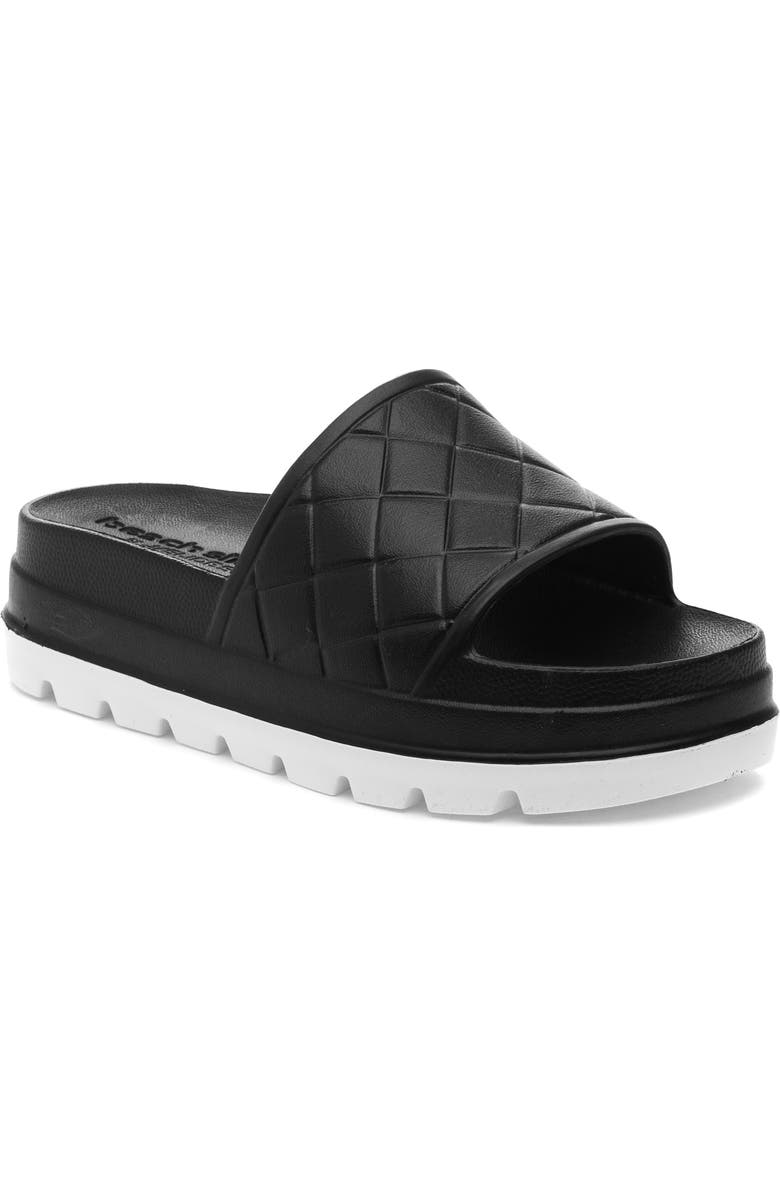 beach slides by J/SLIDES Stud Slide Sandal, Main, color,