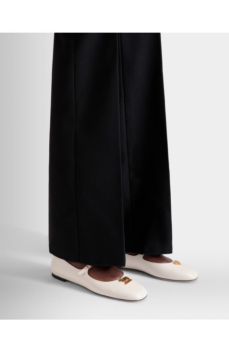 Bally rina Mary-Jane Flat In Calf Leather, Alternate, color, White