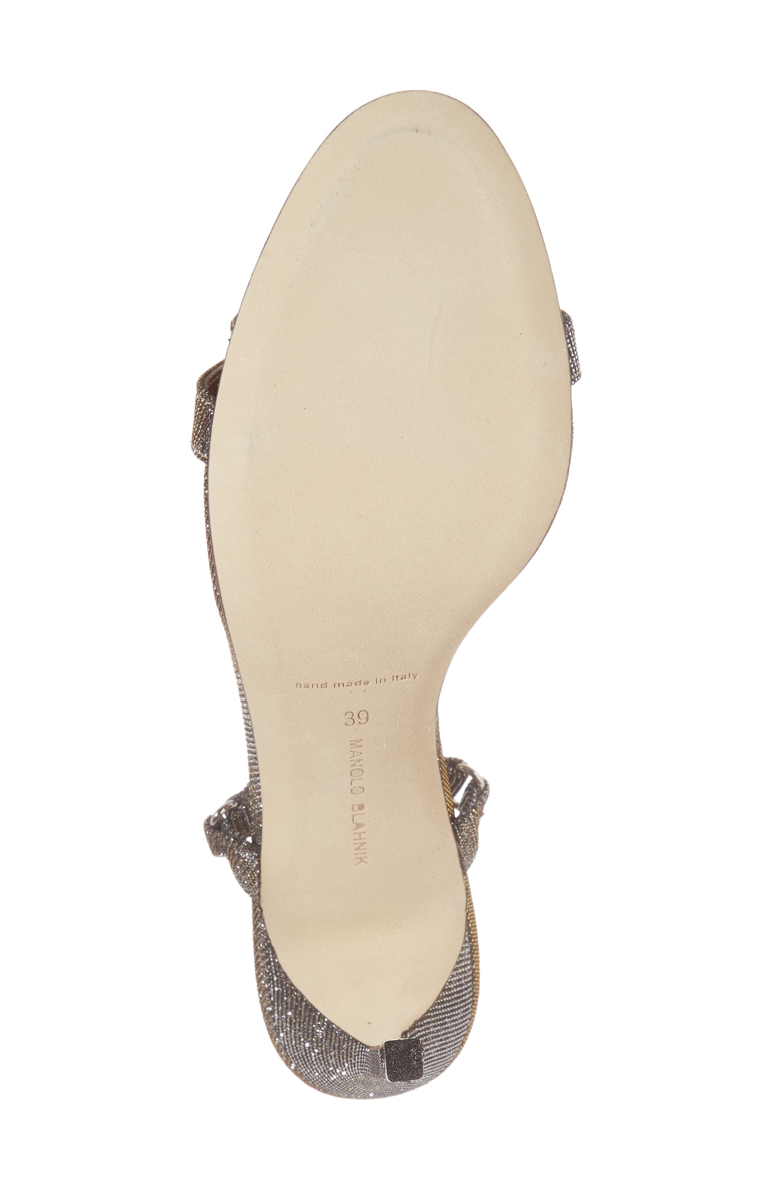 Manolo Blahnik Newfi Ankle Strap Sandal, Alternate, color, 