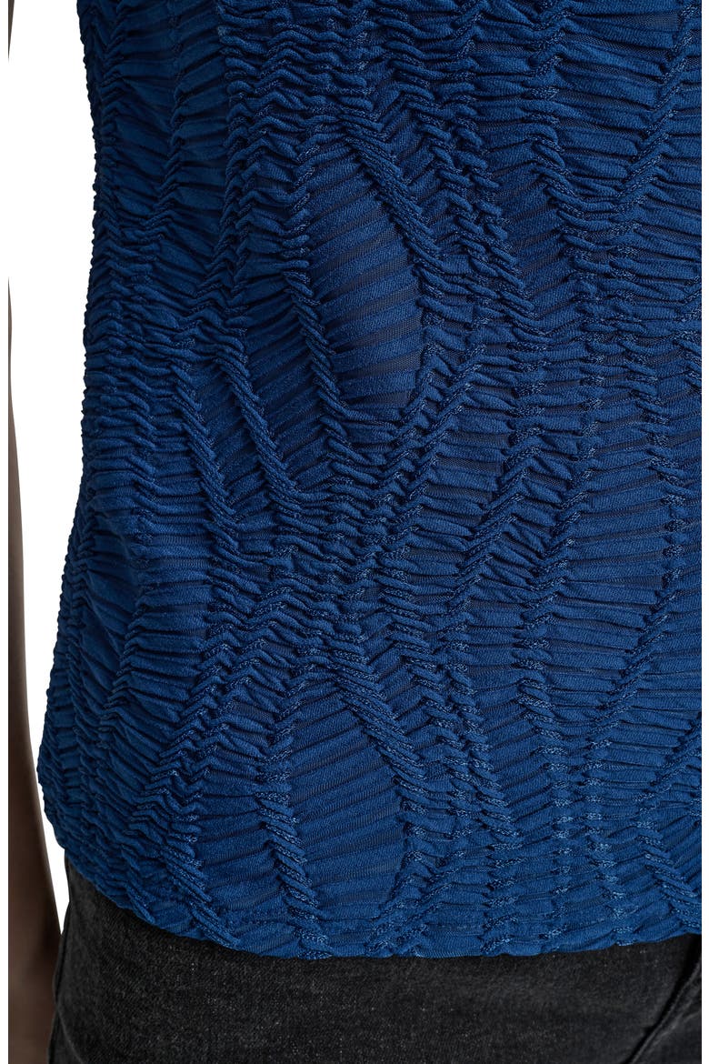 Texture Knit Top, Alternate, color, CADET BLUE