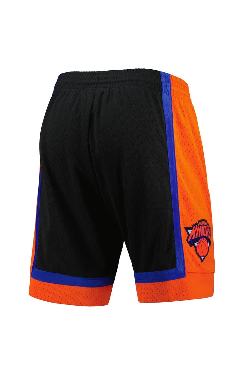 Mitchell & Ness Men's Mitchell & Ness Black New York Knicks Hardwood Classics Reload 2.0 Swingman Shorts, Alternate, color, 