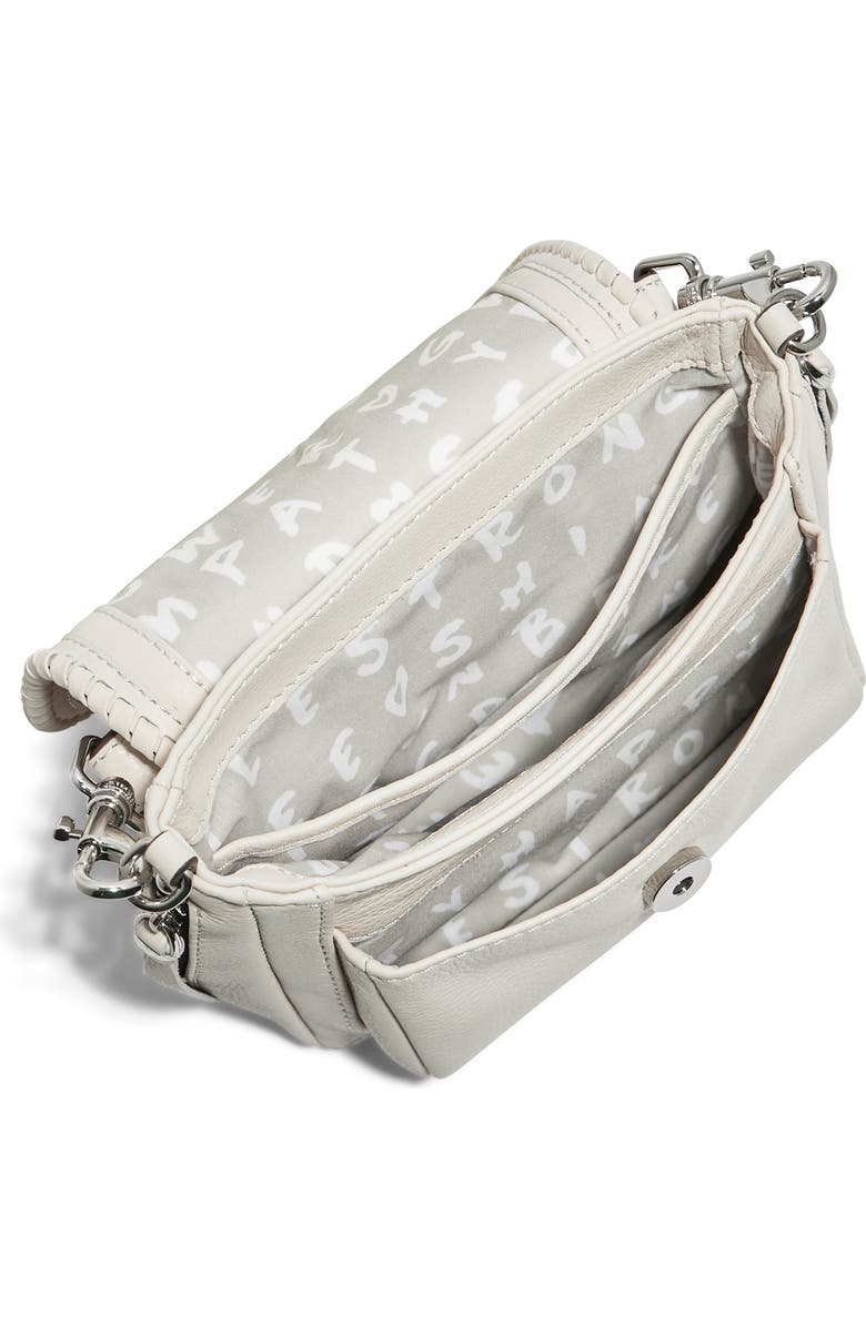 AIMEE Mini All For Love Convertible Leather Crossbody Bag, Alternate, color, Chalk