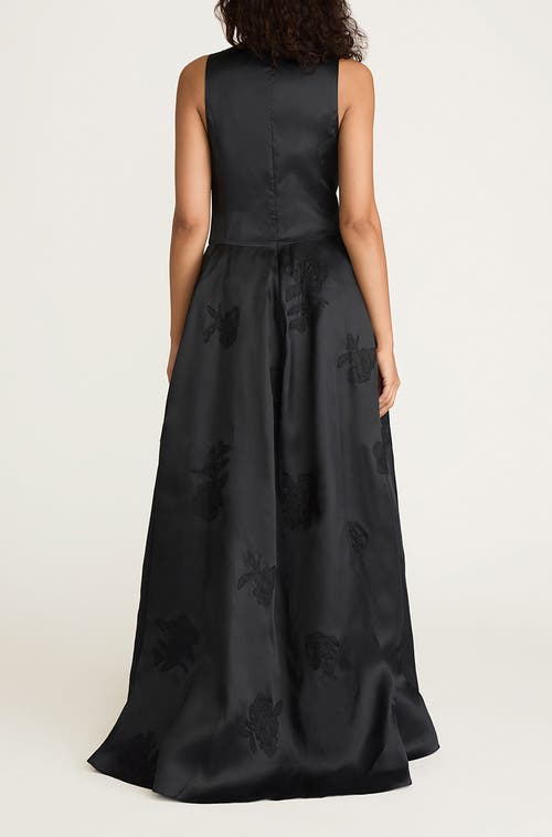 REBECCA TAYLOR REBECCA TAYLOR APPLIQUE SCULPTURED MIDI DRESS