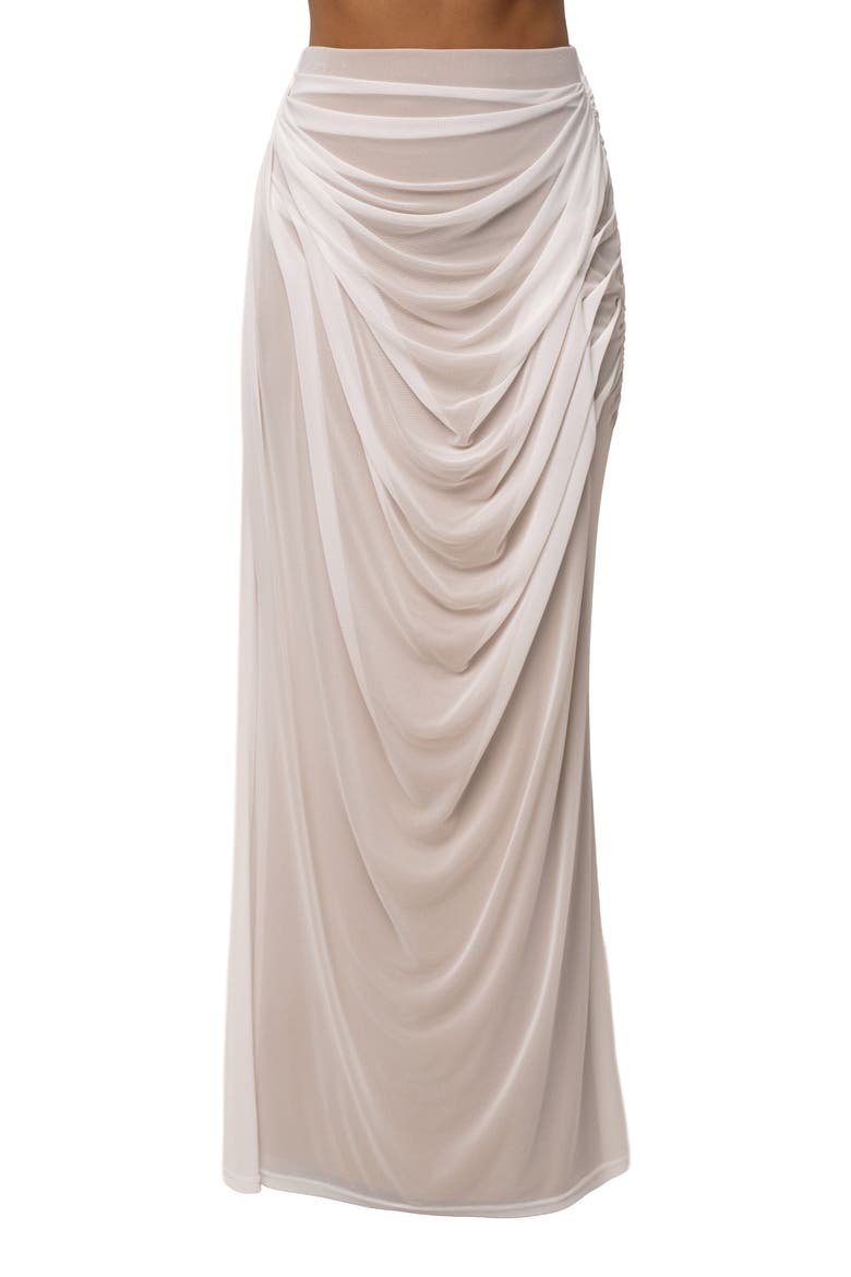 Ethereal Flow Maxi Skirt, Main, color, Ivory