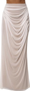JLUXLABEL Ethereal Flow Maxi Skirt