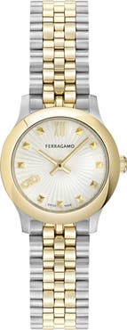 FERRAGAMO Duo Mini Bracelet Watch, 25mm