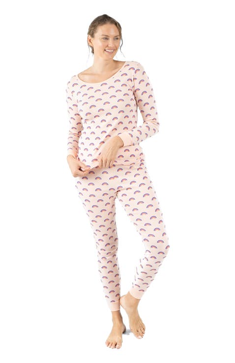 Women's Cotton Matching Family Pajamas, Wild Canvas Prints
