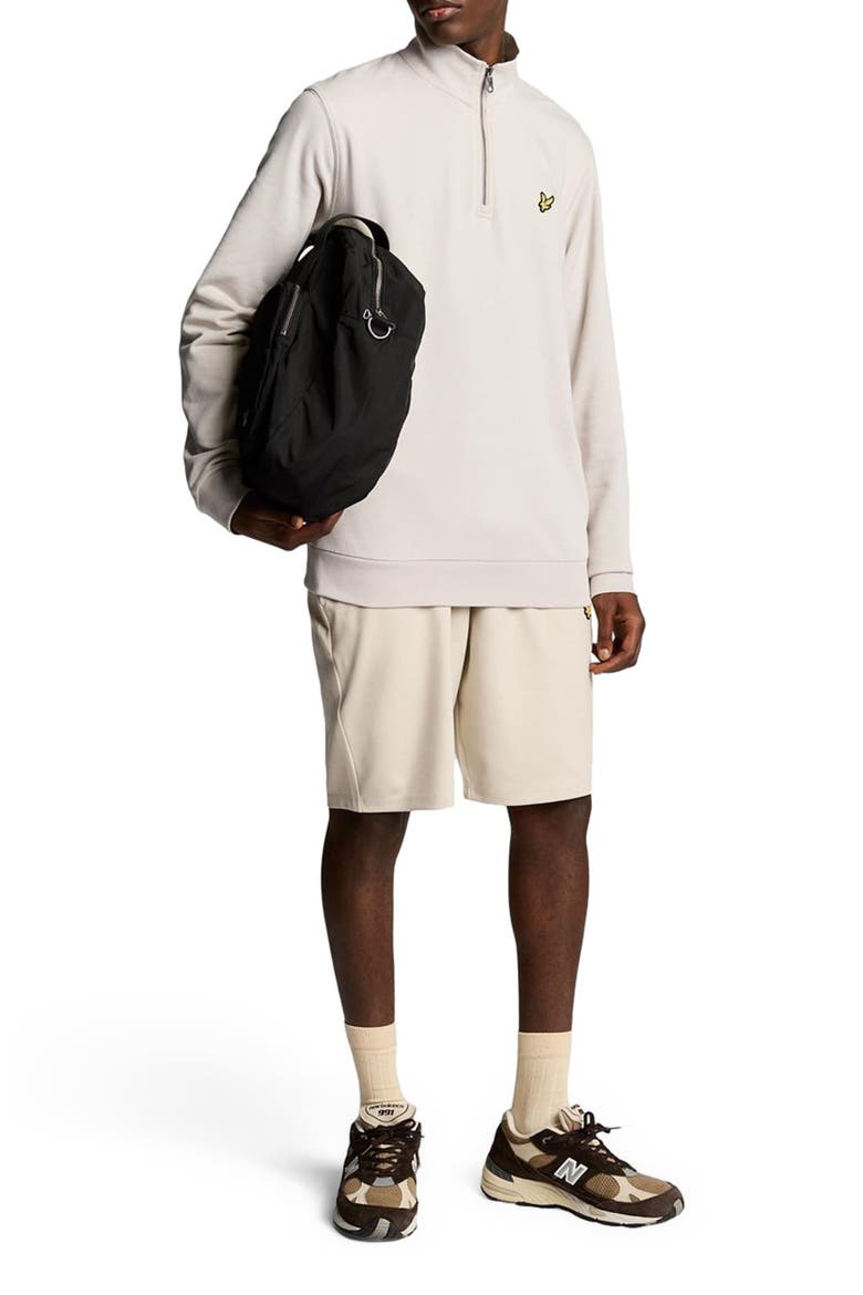 Loopback Quarter Zip Sweat, Alternate, color, Cove