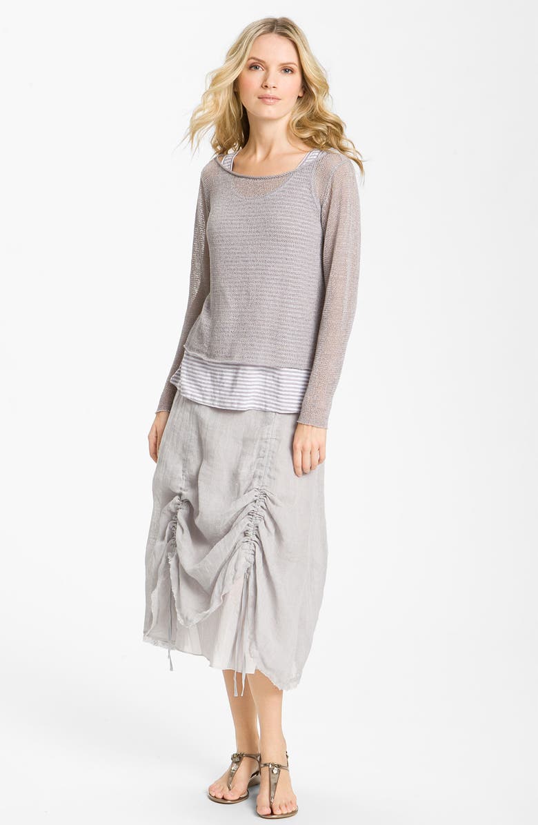 Eileen Fisher Linen Skirt, Alternate, color,