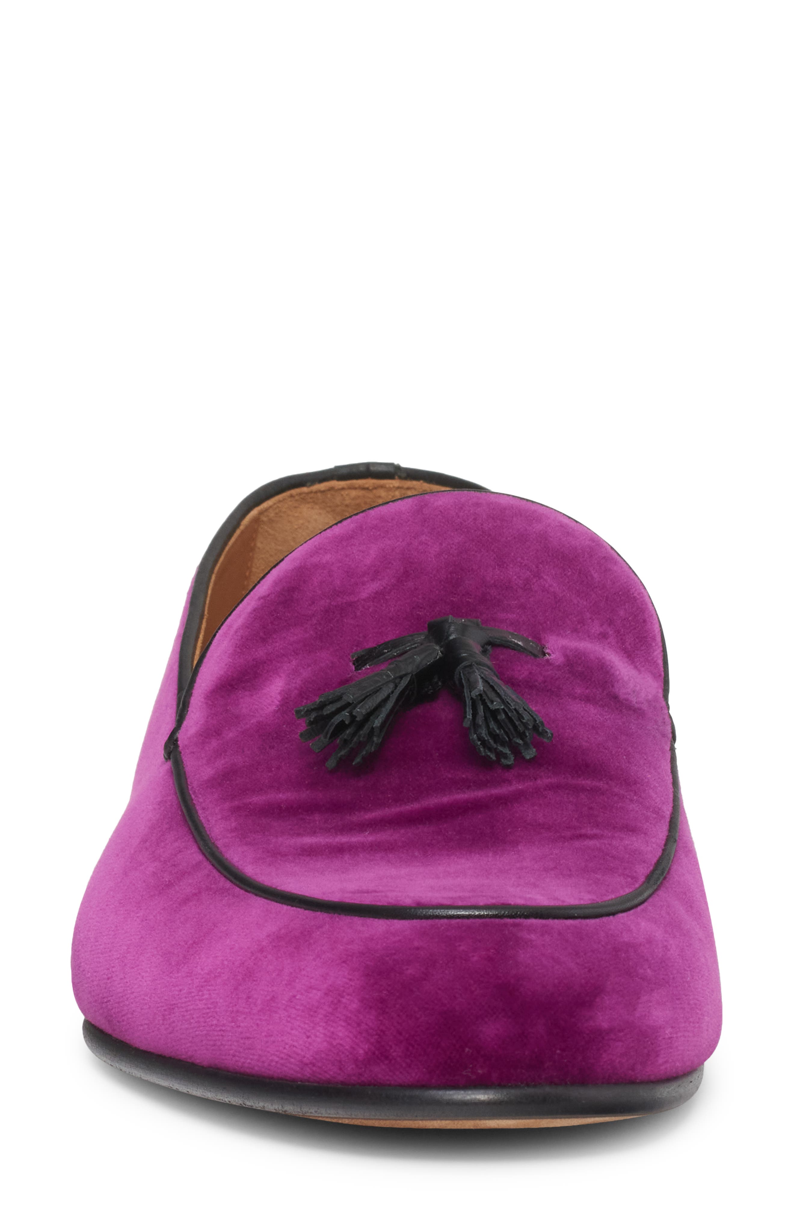 TOM FORD Nicolas Velvet Smoking Slipper, Alternate, color, 