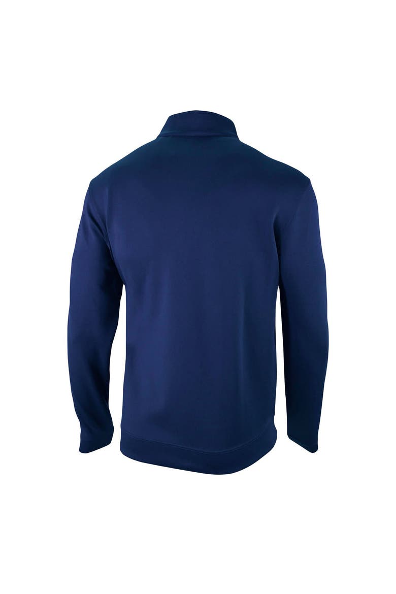 Men's Columbia Deep Sea Blue Seattle Kraken Wickham Hills Omni-Wick Quarter-Zip Jacket, Alternate, color, Navy