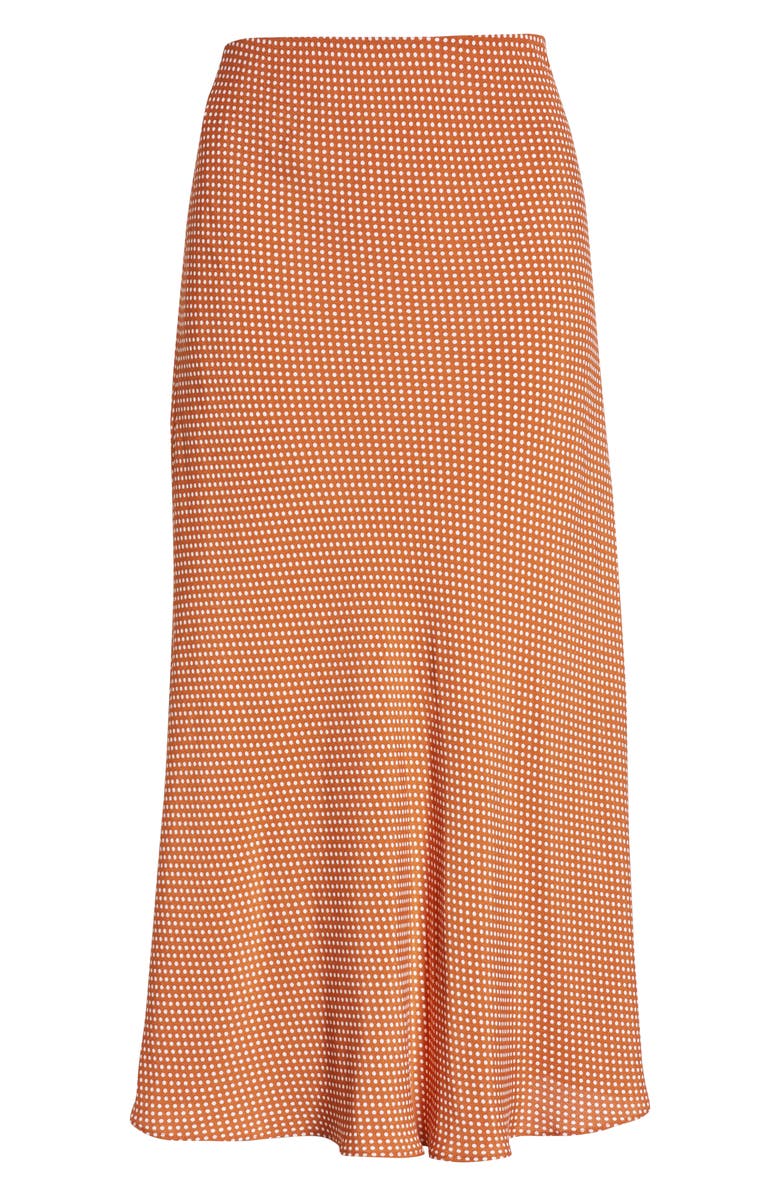 Leith Bias Cut Midi Skirt, Alternate, color, 