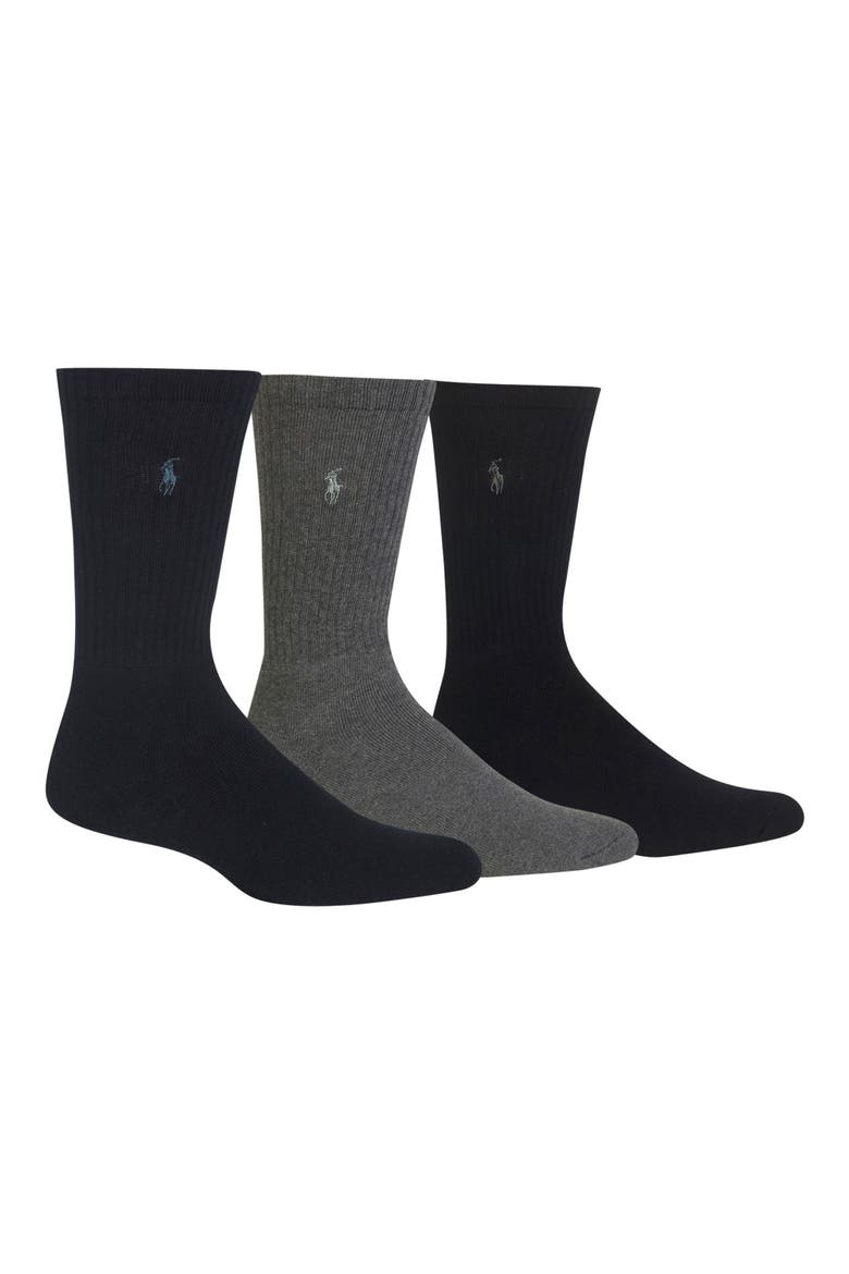 3-Pack Crew Socks, Main, color, ASSORTED