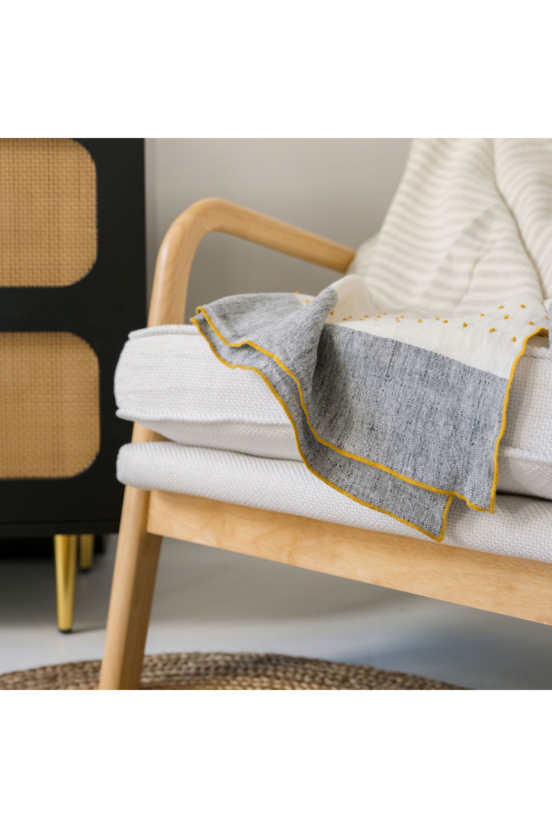 Ivory Throw Blanket, Alternate, color, Ivory