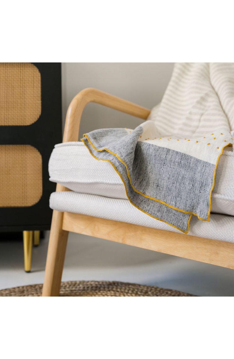 CG Hunter Ivory Throw Blanket, Alternate, color, Ivory