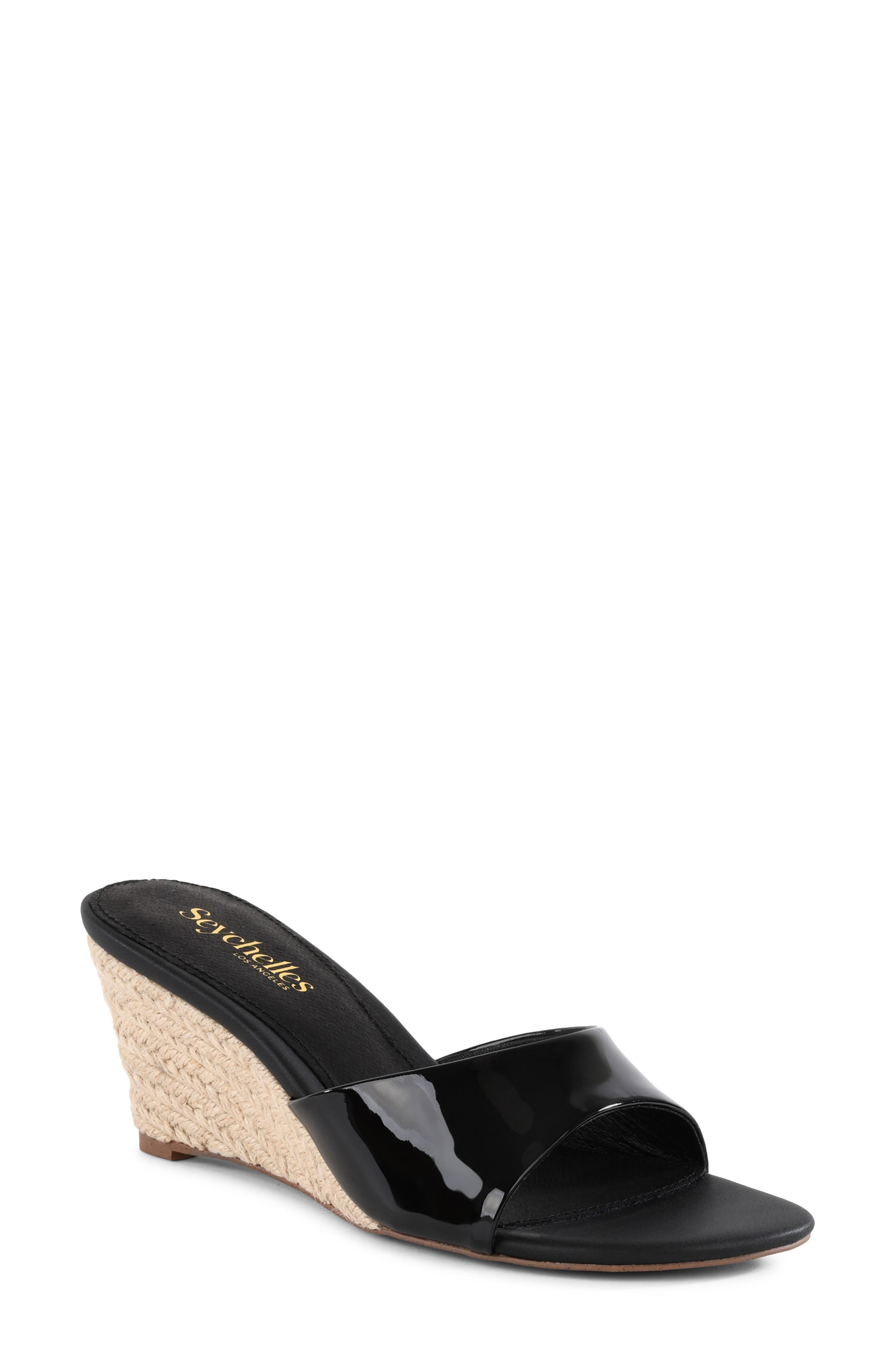 Seychelles Just Like That Wedge Sandal, Main, color, Black