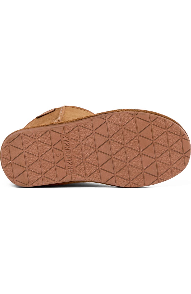 Minnetonka Callahan Faux Fur Boot, Alternate, color, Tan