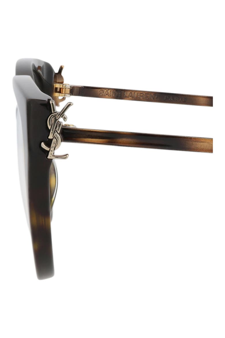 52mm Cat Eye Optical Frames, Alternate, color, HAVANA GOLD TRANSPARENT