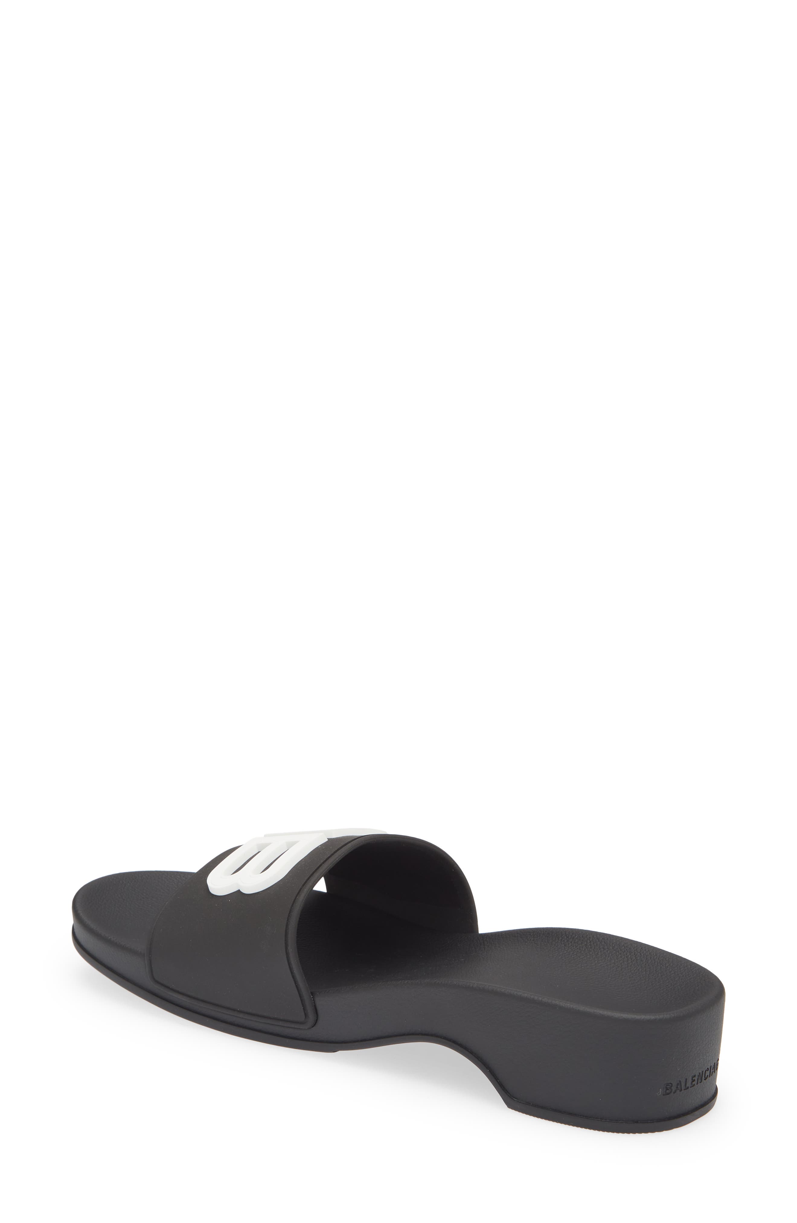 Balenciaga Pool BB Slide Sandal, Alternate, color, 