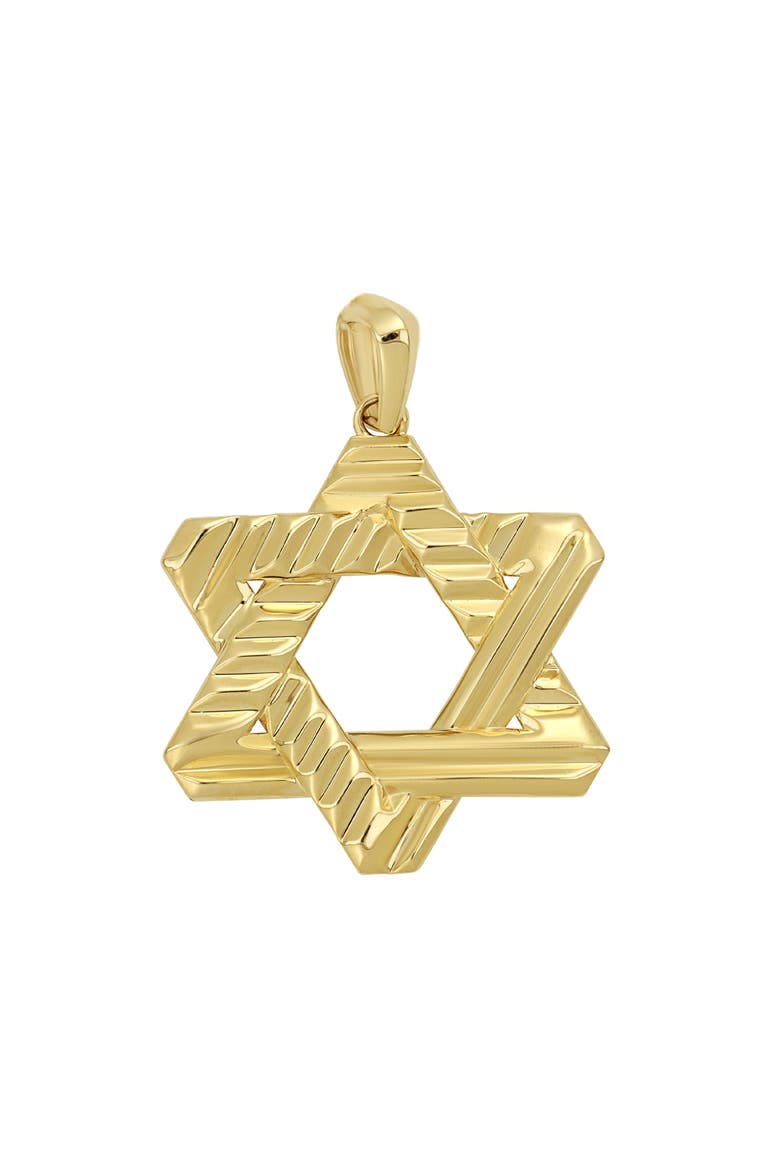 Men's 14k Gold Star Enhancer (Nordstrom Exclusive), Main, color, 14K YELLOW GOLD