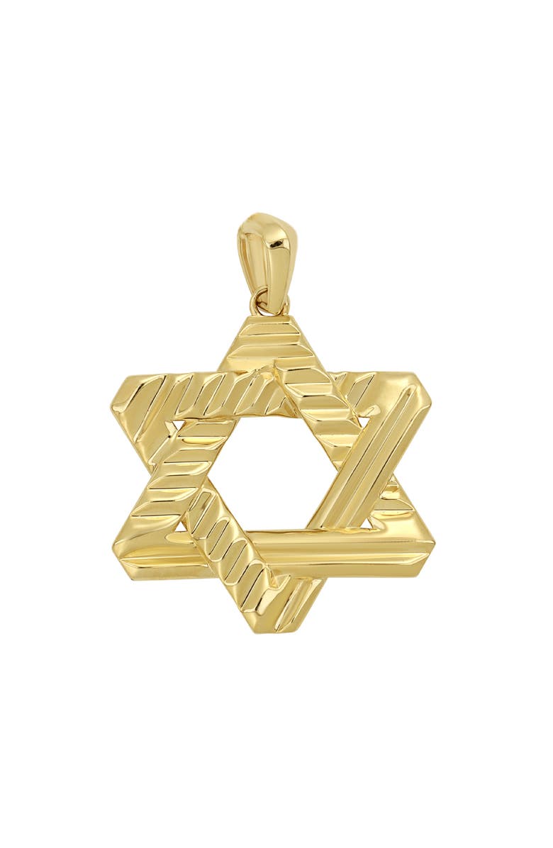 Bony Levy Men's 14k Gold Star Enhancer, Main, color, 14K Yellow Gold