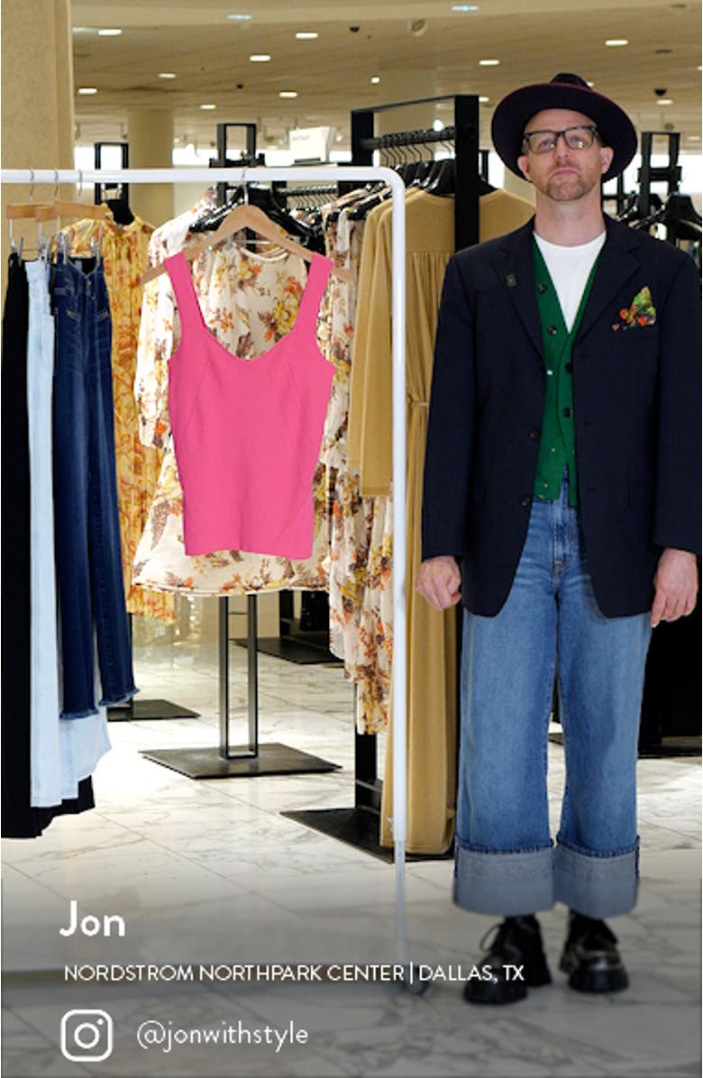 Traveling Rib Sweater Tank, sales video thumbnail