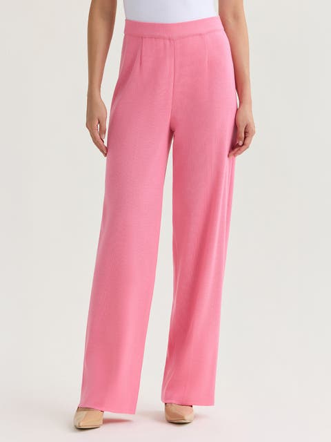 Nancy Wide Leg Mylana Knit Pant
