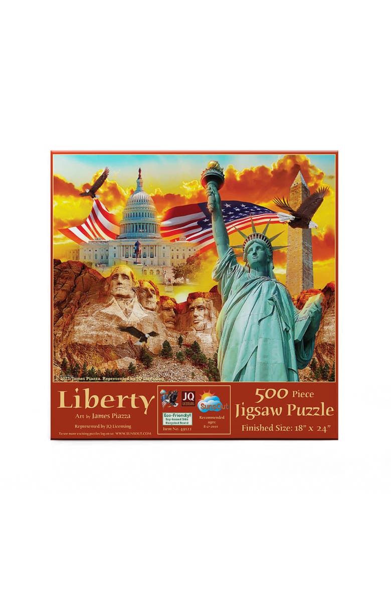 Sunsout Liberty 500 piece Jigsaw Puzzle for Adults, Alternate, color, Multicolor