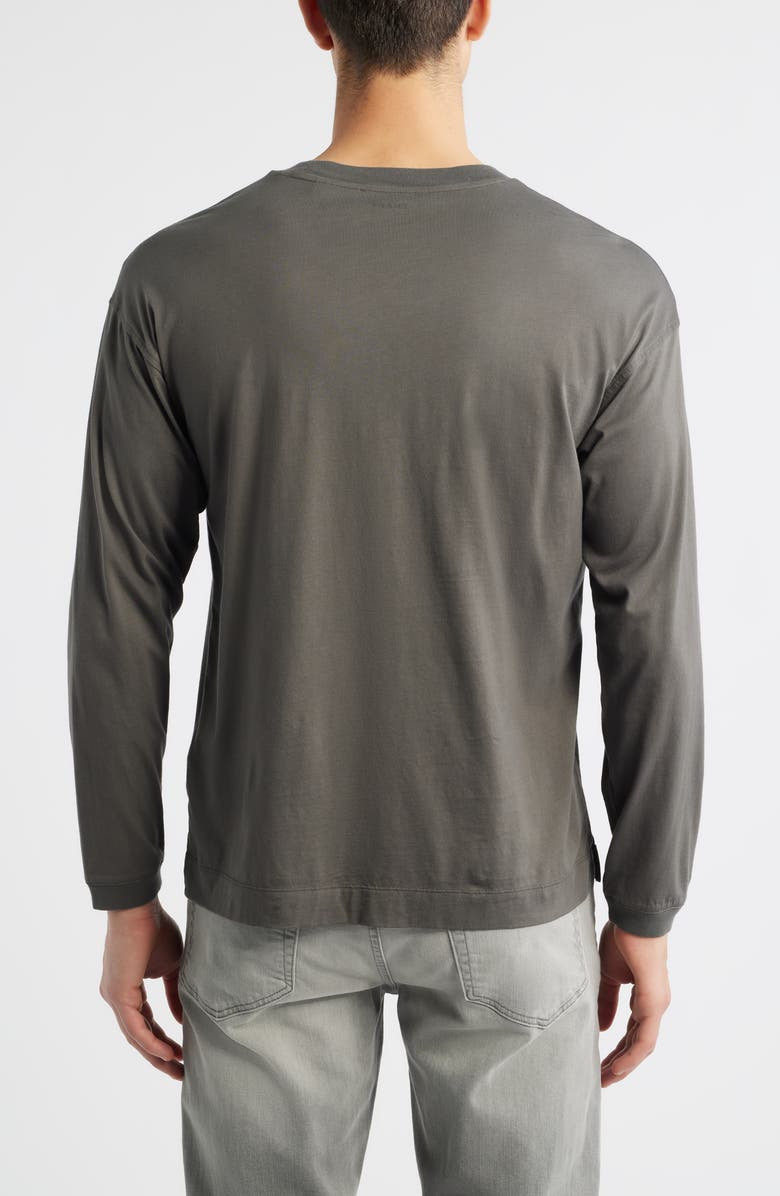 FRAME Light Long Sleeve Supima<sup>®</sup> Cotton T-Shirt, Alternate, color, Dark Grey