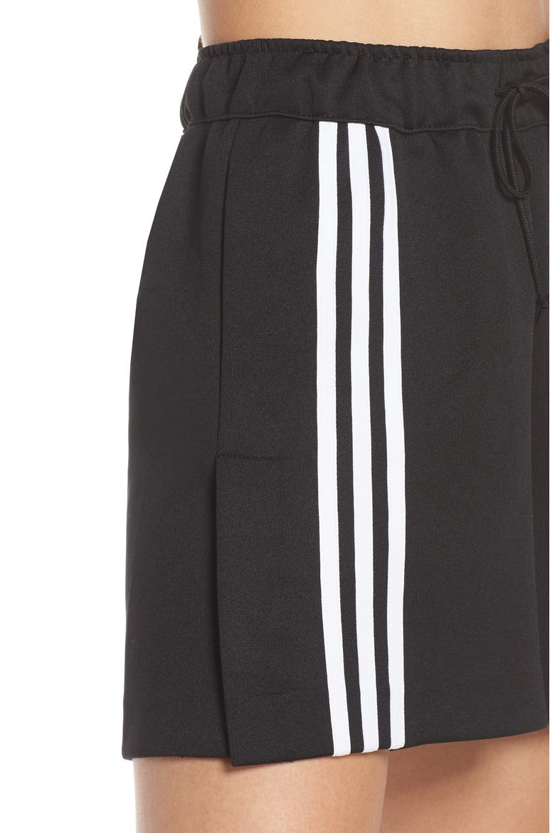 adidas Orignals 3-Stripes Athletic Shorts, Alternate, color, BLACK