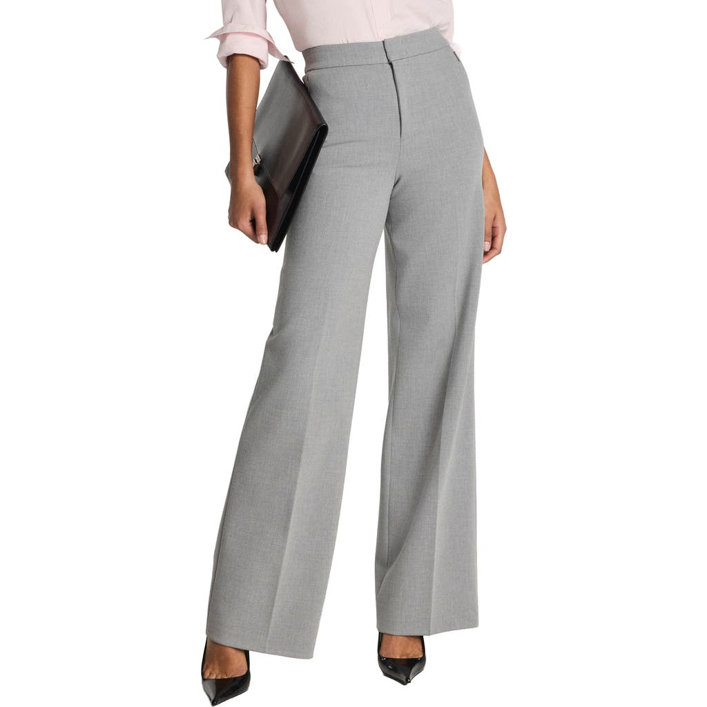 Spanx ® Supersmooth™ Wide Leg Stretch Twill Pants In Gray