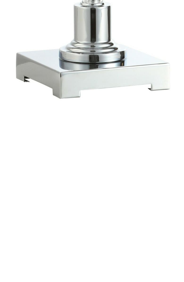 JONATHAN Y Foster 28.25" Crystal LED Table Lamp, Clear/Chrome, Alternate, color, Clear