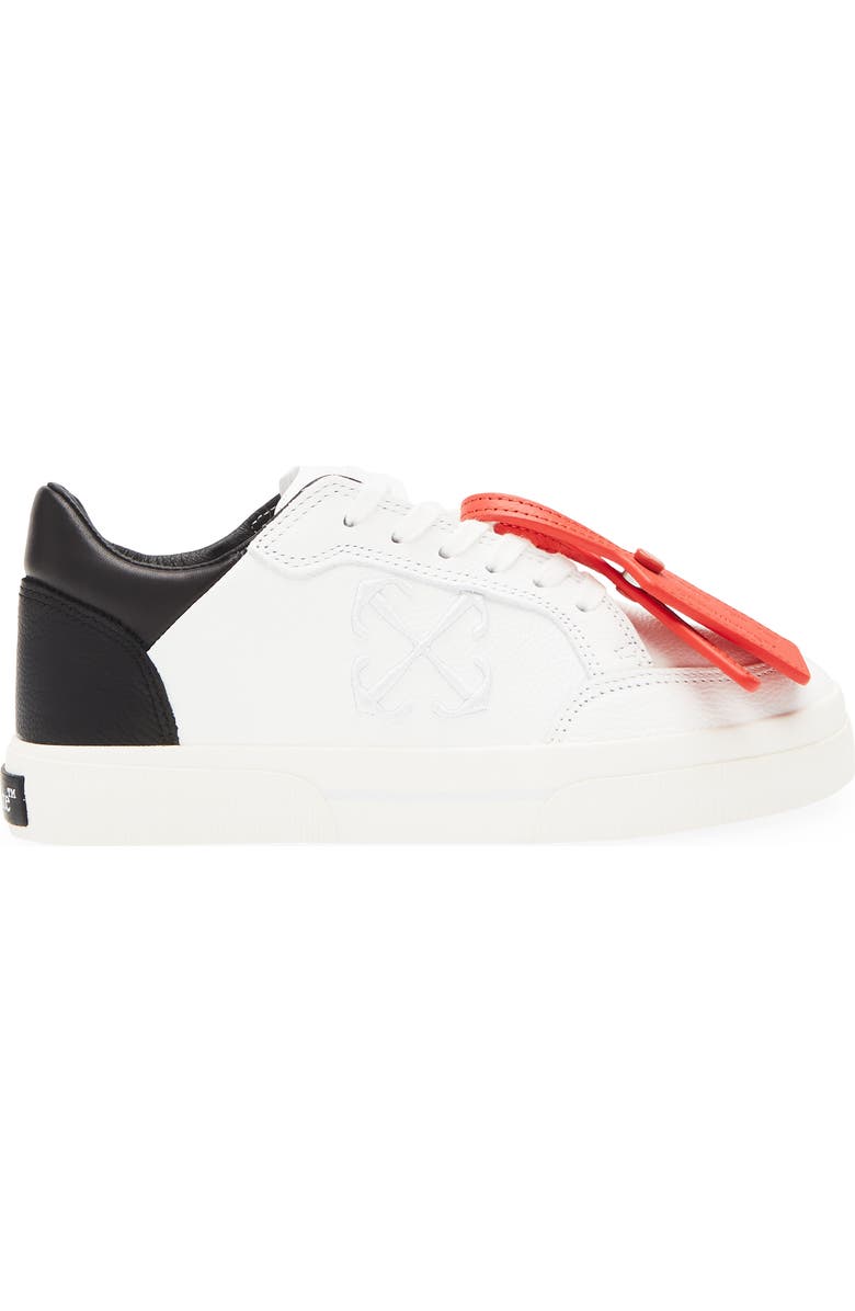 Off-White New Low Vulcanized Calf Leather Sneaker, Alternate, color,
