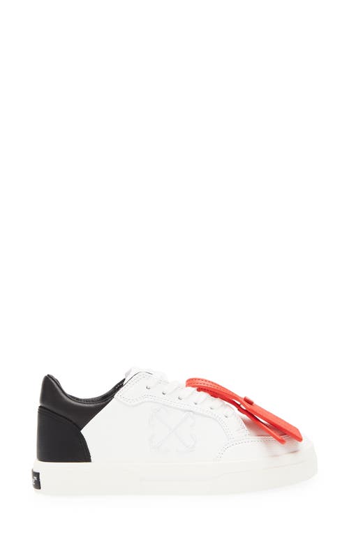 Off-white New Low Vulcanized Calf Leather Sneaker In White