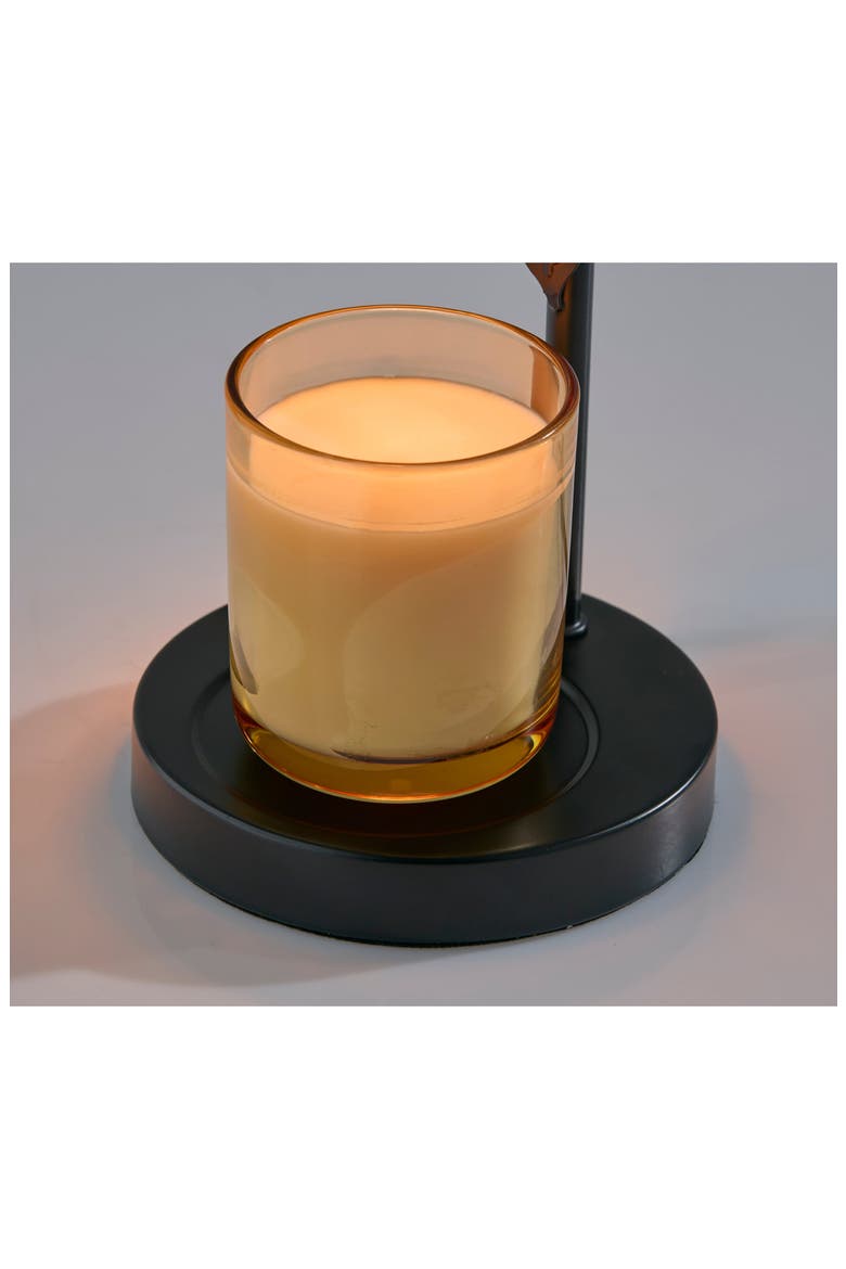 Ivy Candle Warmer Lamp, Alternate, color, BLACK