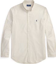 Polo Ralph Lauren Classic Fit Stripe Cotton Broadcloth Button-Down Shirt