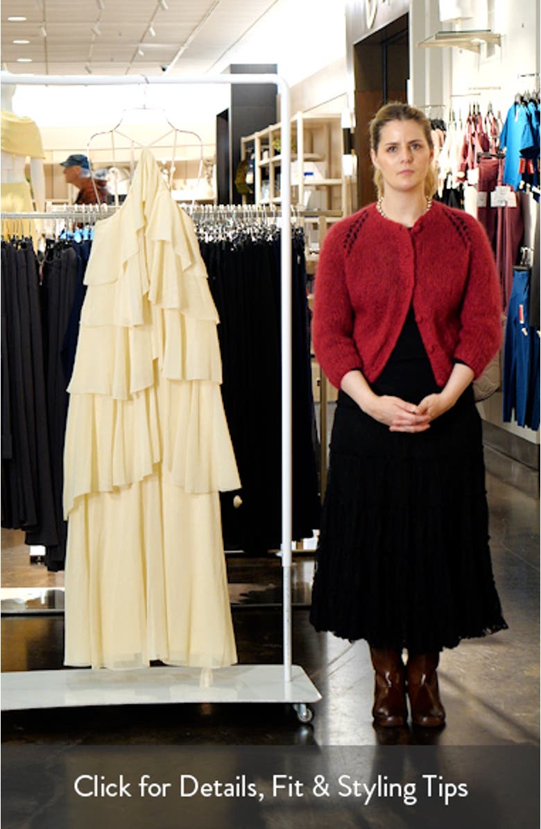 Emery Ruffle Maxi Dress, sales video thumbnail