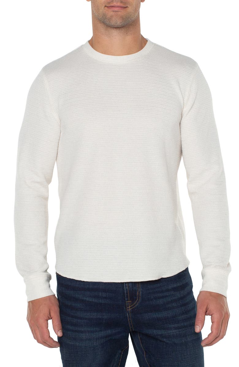 Liverpool Los Angeles Crewneck Sweater, Main, color, Cream